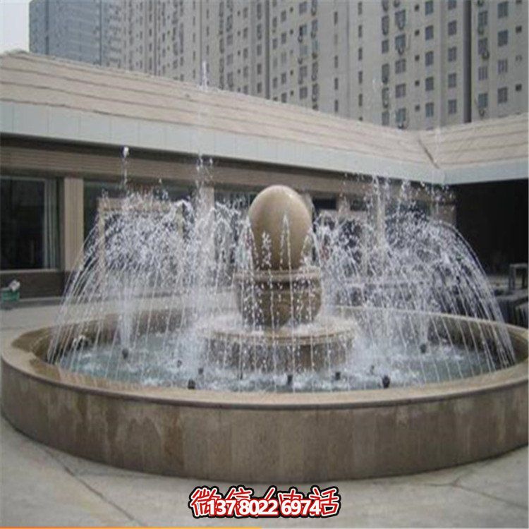 精美中式風(fēng)水球園林雕塑，提升小區(qū)公園噴泉擺放風(fēng)水氣質(zhì)