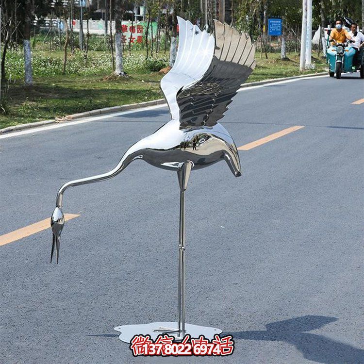 火烈鳥雕塑，美化你的園林景觀