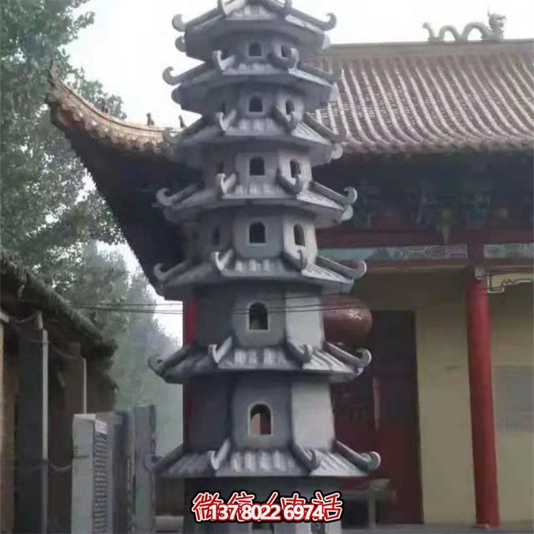 大理石石雕佛塔雕塑，傳承古老文明