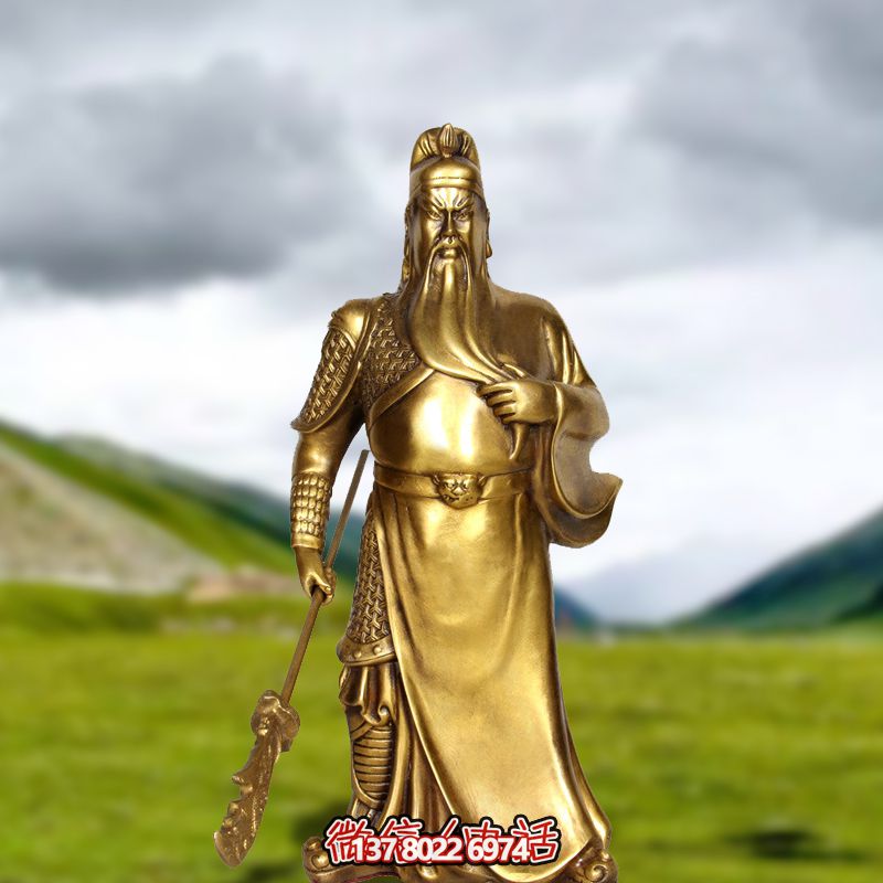 玻璃鋼雕塑關(guān)公財神雕塑