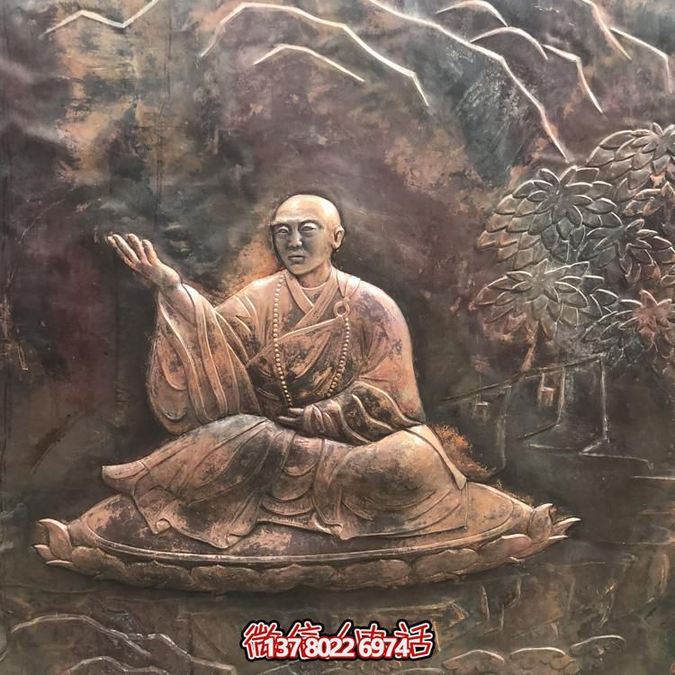 鑄銅觀音佛像浮雕壁畫，帶給大型寺廟儀式感的非凡氣派