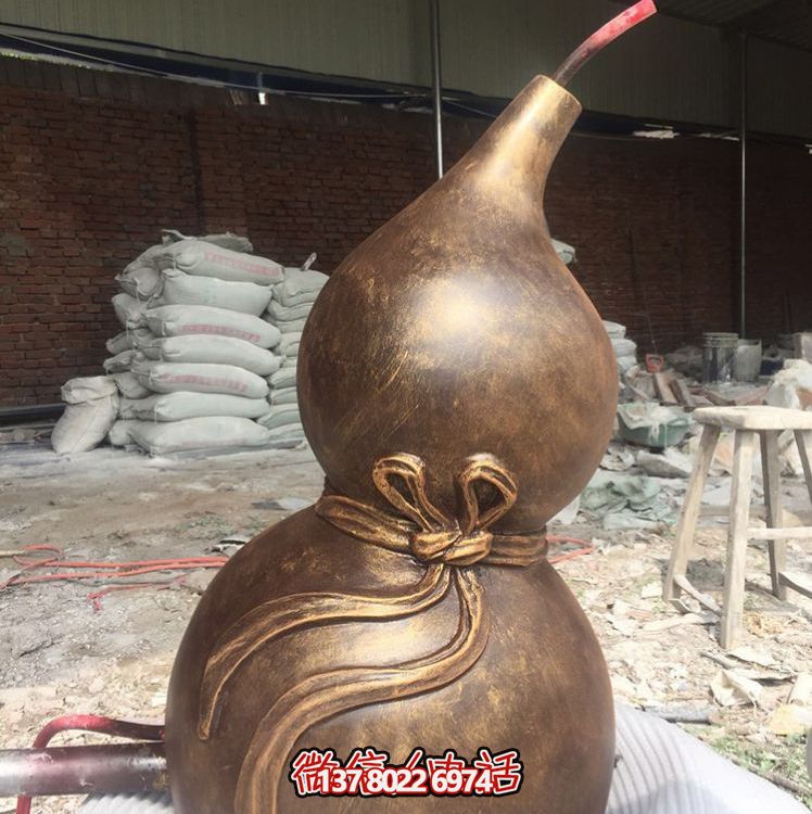 萬用銅雕葫蘆，集家居裝飾、鎮(zhèn)宅辟邪、雕塑藝術(shù)于一體