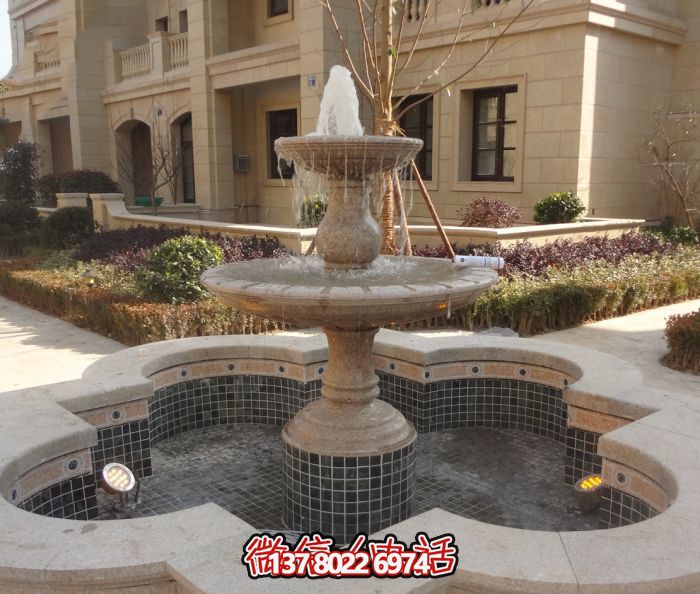 精致的大理石噴泉雕塑，給您的小區(qū)景觀添彩