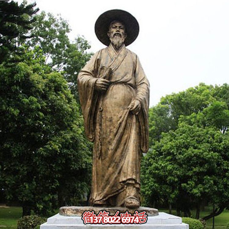 蘇軾銅雕像，贈(zèng)送中國(guó)歷史文化之精髓