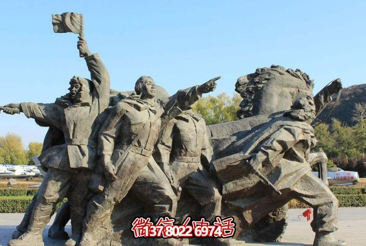 大型石雕景觀擺件，為廣場(chǎng)增添創(chuàng)意人物氣息