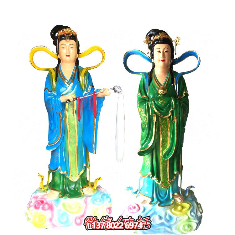 七仙女玻璃鋼雕塑，打造完美園林