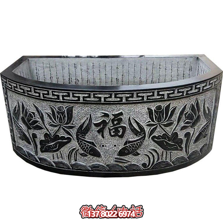 藝術(shù)精美的石雕擺件，點綴美麗庭院