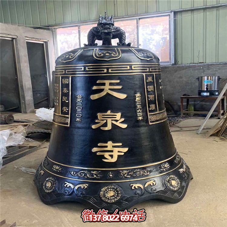 天泉青銅掛鐘雕塑傳承古老文化，鑄就精美藝術(shù)品