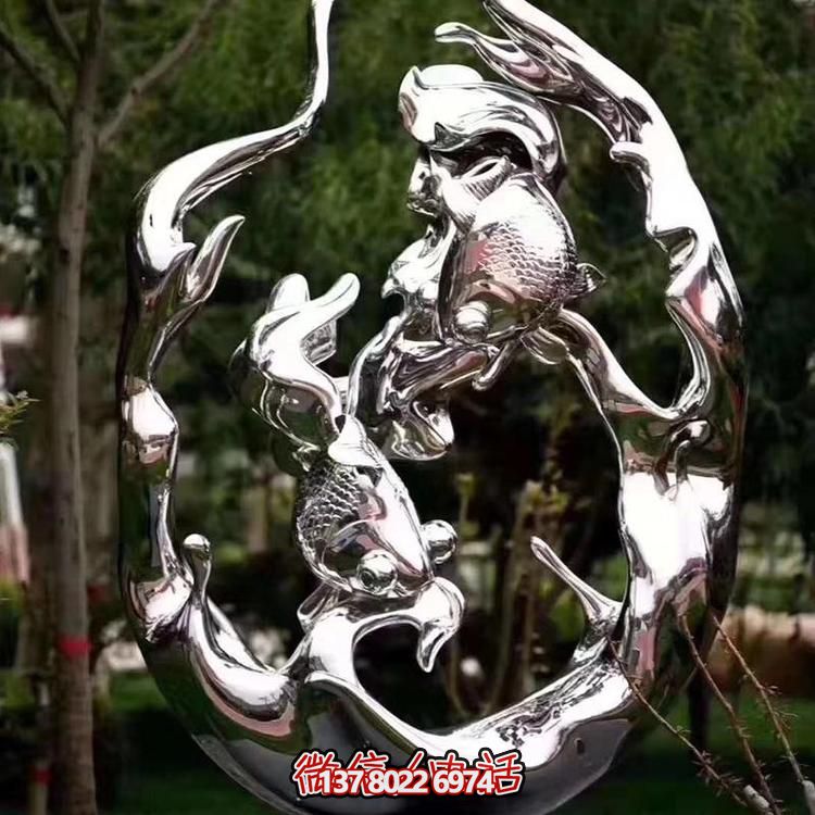 不銹鋼雕塑，為景觀廣場和園林增添抽象藝術(shù)