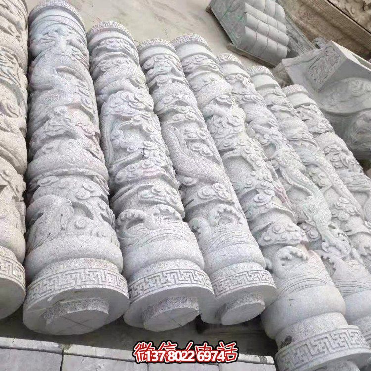 精美結(jié)合雕塑，把浮雕、大理石、石雕、石柱帶入戶外空間