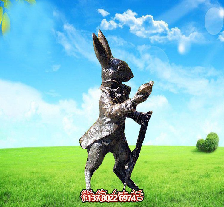 玻璃鋼兔子雕塑，裝飾你的草坪，讓你的個性閃耀