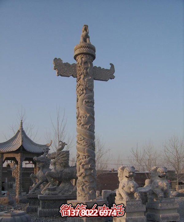 精美漢白玉雕塑，華美石龍表現(xiàn)中華文化之美