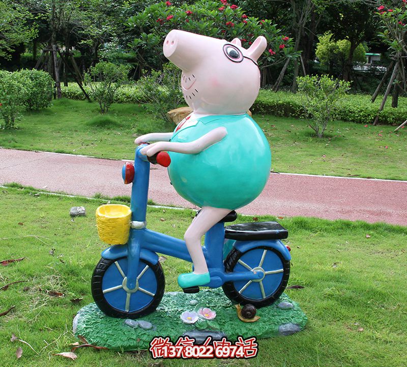 玻璃鋼雕塑裝置，點(diǎn)綴公園景觀