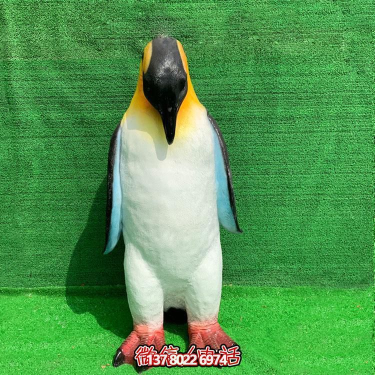 仿真企鵝雕塑，玻璃鋼制作