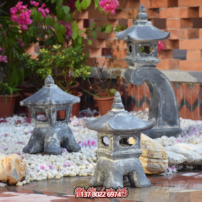 傳統(tǒng)日式風(fēng)格宮燈裝飾，安置禪意擺件雕塑，為你的別墅和民宿增添創(chuàng)意