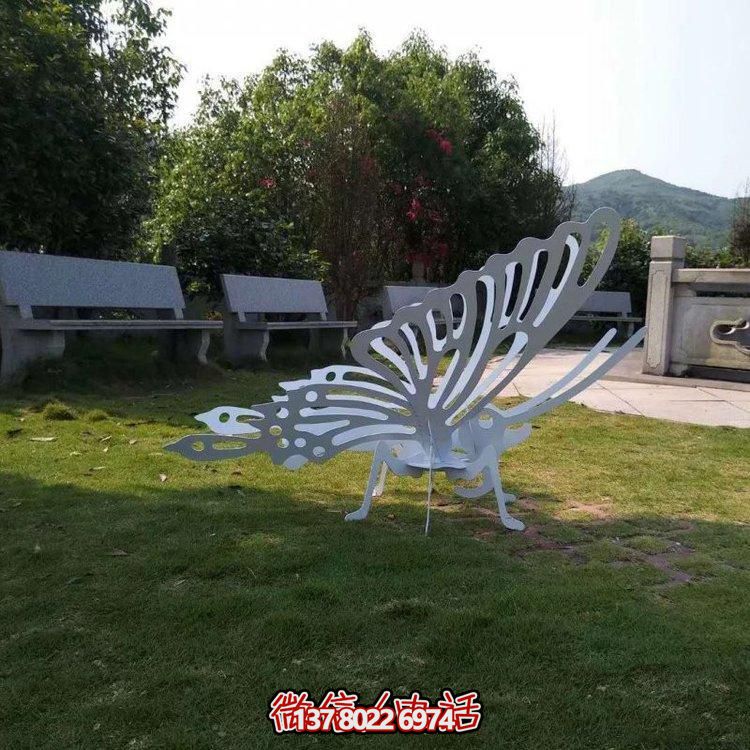 高級(jí)不銹鋼雕塑擺件，讓公園更加美麗