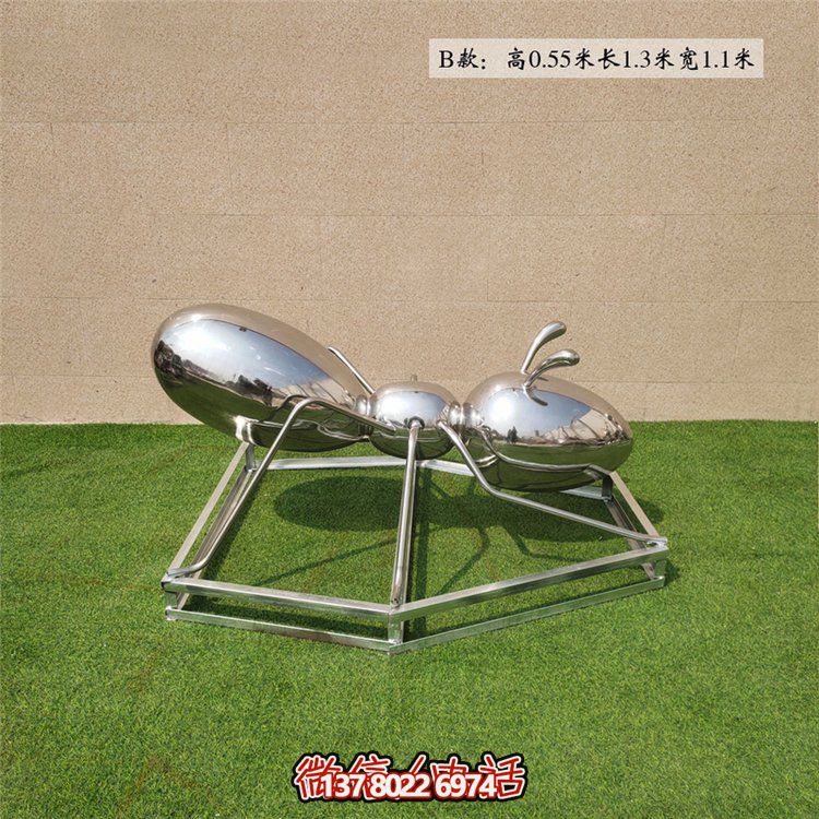 不銹鋼螞蟻雕塑，讓你的小區(qū)、公園、草坪更具特色