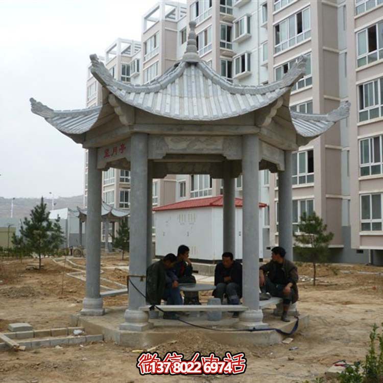 古典風(fēng)情涼亭，點(diǎn)綴小區(qū)廣場(chǎng)，讓您休閑身心