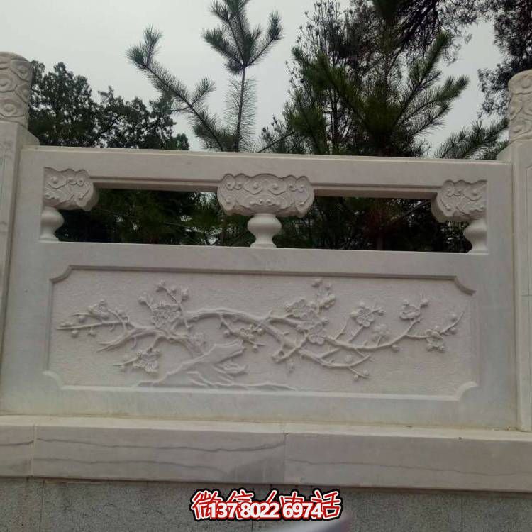 大理石石雕欄桿，給你一個(gè)安全且美麗的橋邊