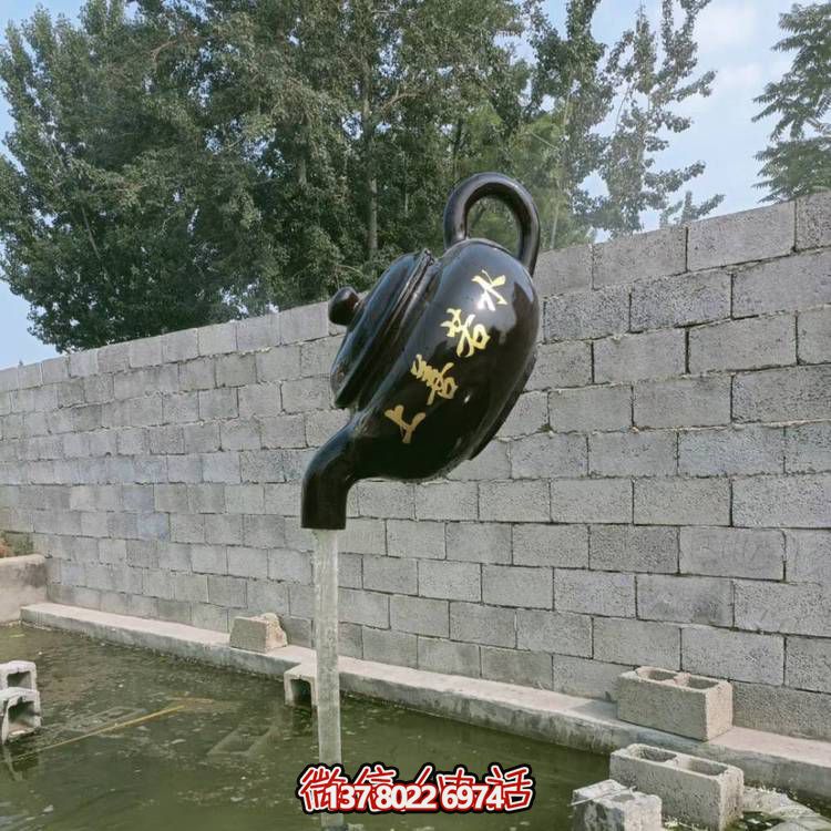 玻璃鋼懸空流水?dāng)[件，室外裝飾藝術(shù)精品