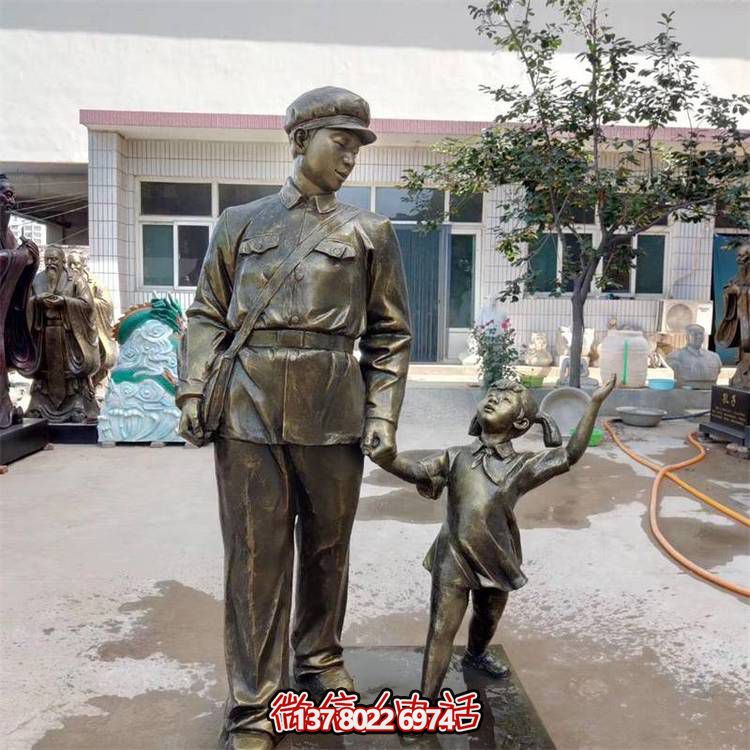 玻璃鋼雕塑，傳承名人精神，校園記憶經(jīng)典