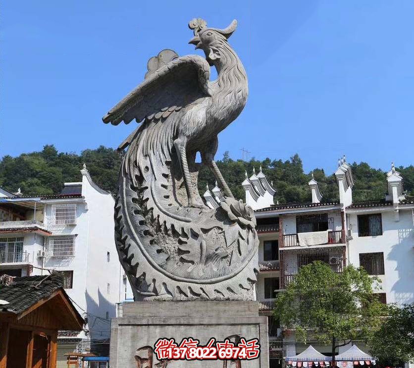 鳳凰雕塑，給公園帶來(lái)靈動(dòng)之美