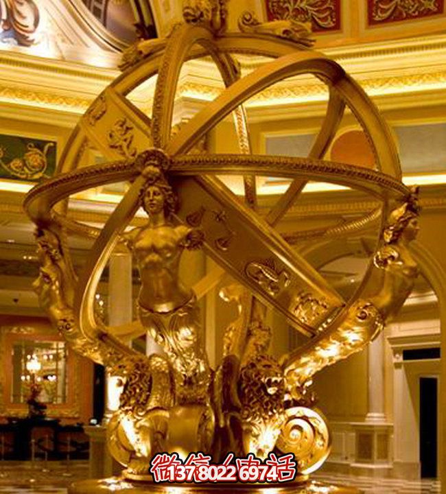 鏤空美人魚雕塑，優(yōu)雅裝點(diǎn)大型商場酒店