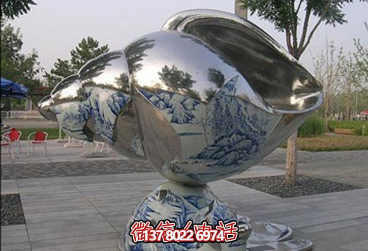 不銹鋼海螺雕塑——為廣場(chǎng)增添創(chuàng)意裝點(diǎn)