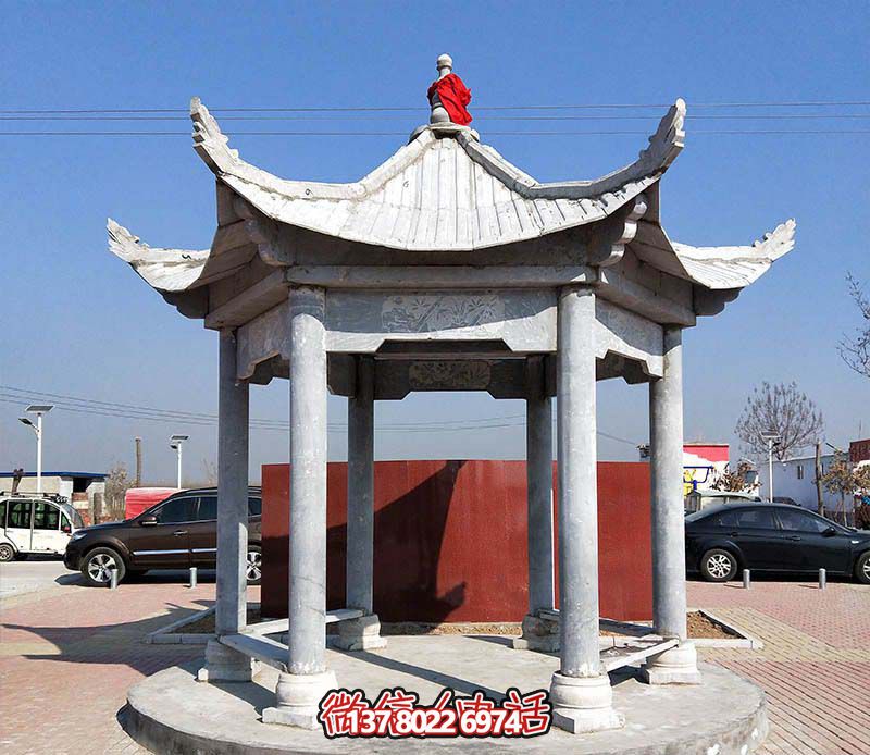 精致大理石涼亭，點(diǎn)綴完美小區(qū)廣場(chǎng)