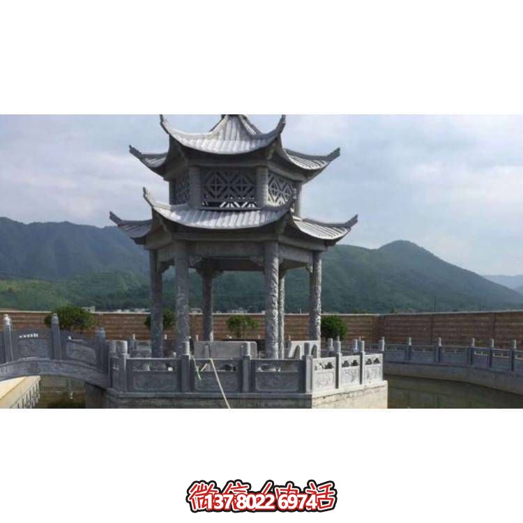 精美大理石雕塑涼亭，把藝術(shù)與實(shí)用完美結(jié)合