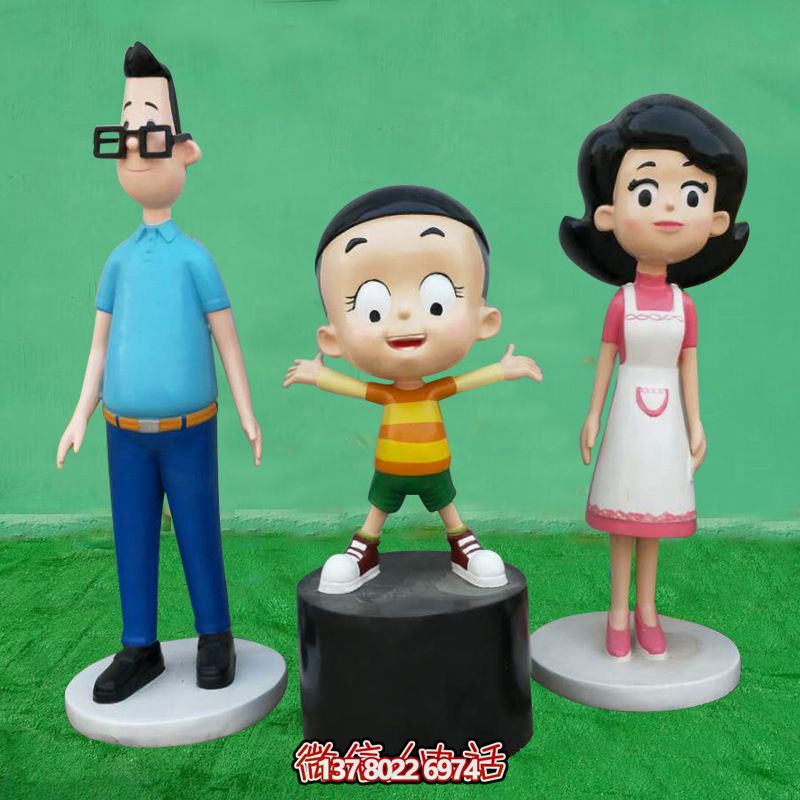 玻璃鋼卡通人物雕塑，為游樂園增添彩繪驚喜