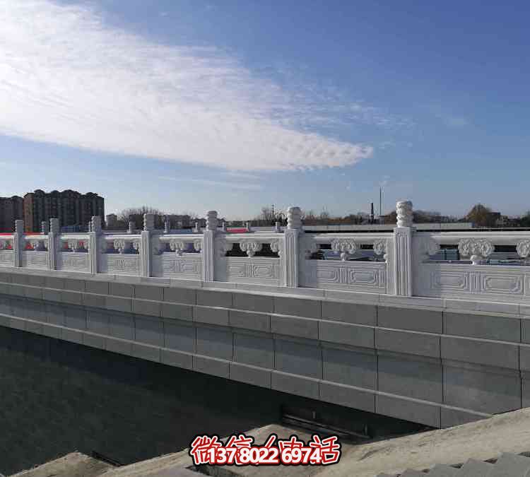 精美石雕橋欄桿，藝術(shù)美學完美結(jié)合