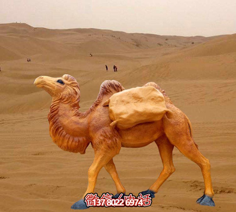 仿真駱駝雕塑，裝點(diǎn)園林廣場(chǎng)