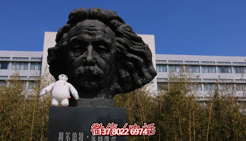 傳承名人風(fēng)采，愛因斯坦頭像銅雕