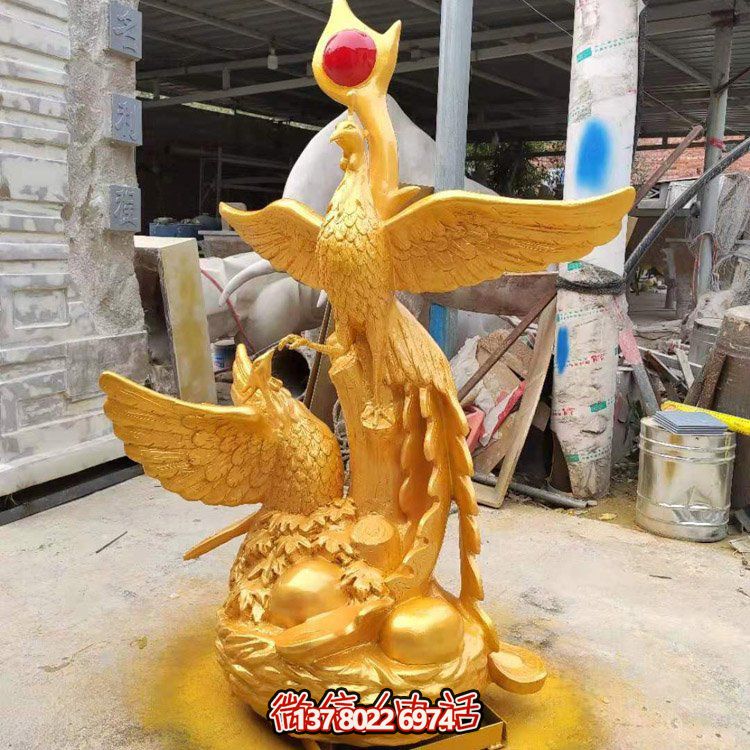 不銹鋼鳳凰雕塑，給你的戶外廣場帶來活力