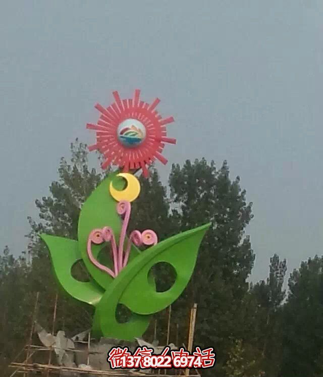 不銹鋼藝術(shù)雕塑，為景觀公園添彩