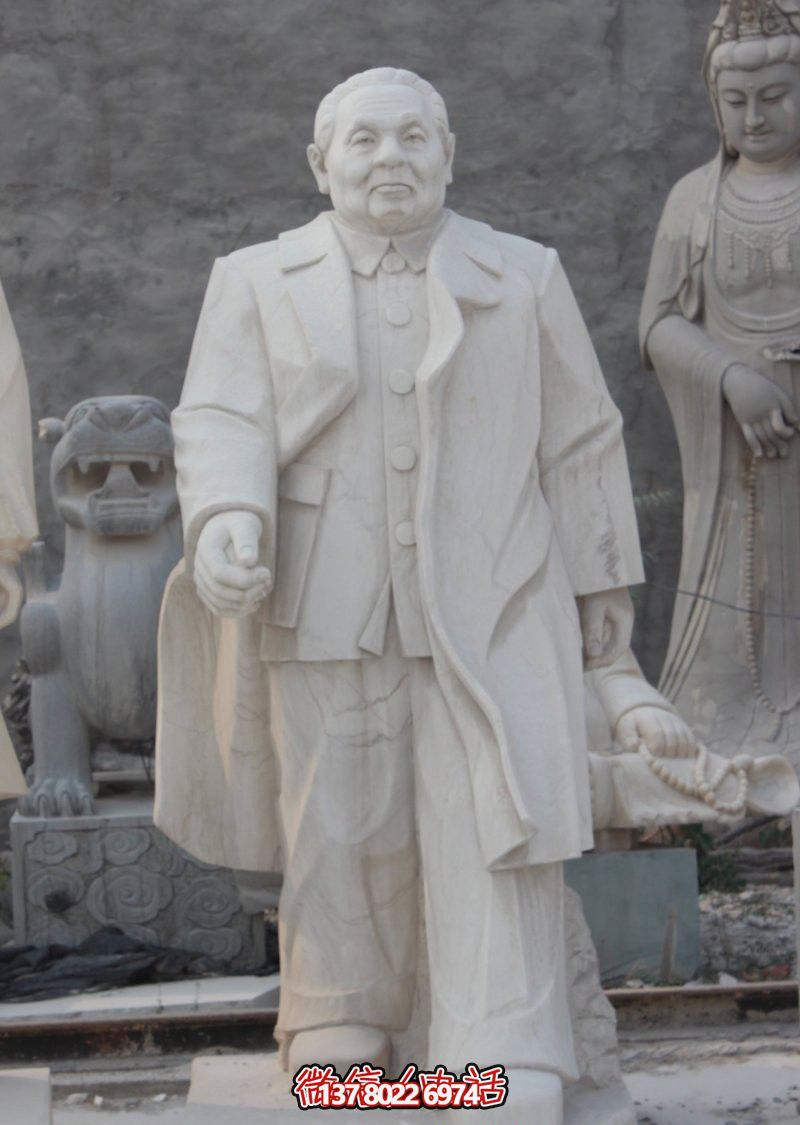 漢白玉石雕公園戶(hù)外鄧小平雕塑
