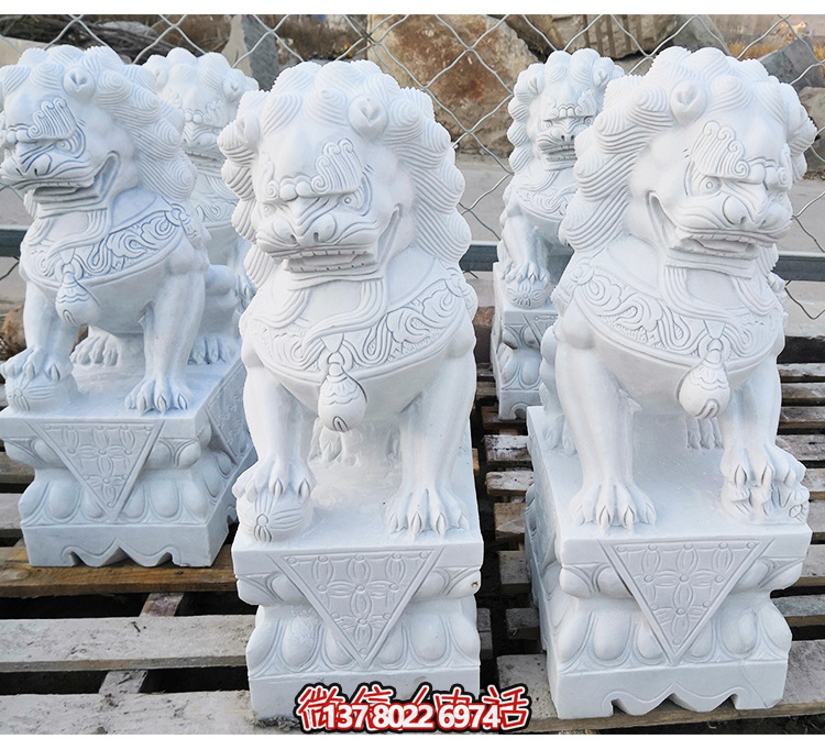 天安門獅子，漢白玉中式傳統(tǒng)北方石獅子