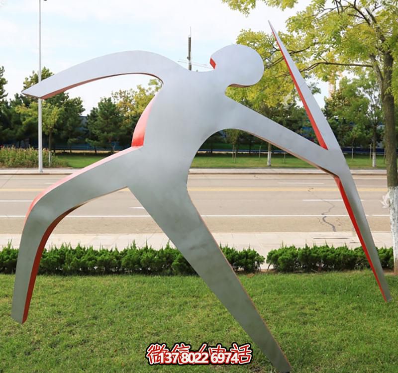 學(xué)校操場(chǎng)不銹鋼標(biāo)槍雕塑