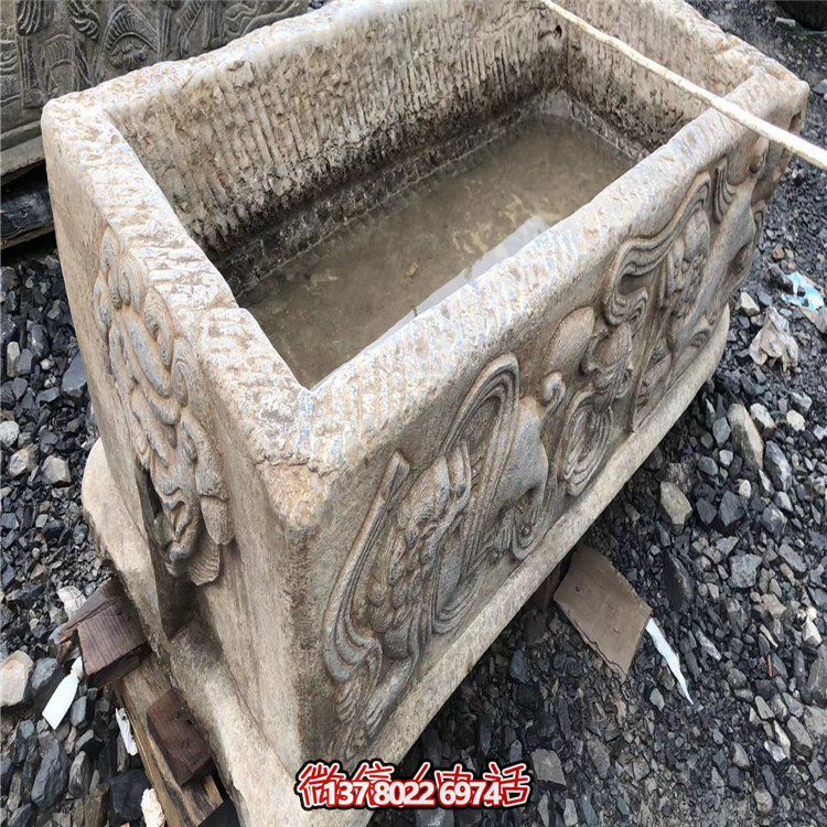 老石槽，漢白玉仿古石槽