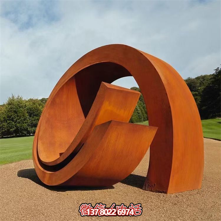大型戶外不銹鋼園林抽象藝術(shù)景觀擺件