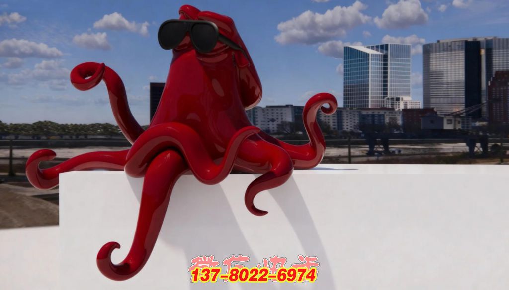 城市潮趣：不銹鋼紅章魚的景觀時(shí)尚秀